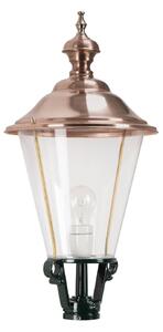 K.S. Verlichting Bornă luminoasă K3b cu capac din cupru, verde, Verde, Metal, Piedestal pentru exterior