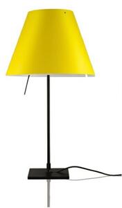Lampă de masă Luceplan, Galben, Camera de zi, Aluminiu