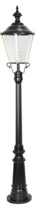 K.S. Verlichting Lampă de stâlp Flores, negru, reglabil, Negru, Metal