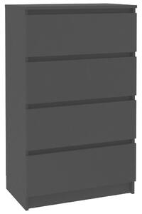 Servantă, negru, 60x35x98,5 cm, lemn compozit