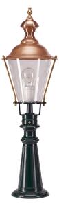 K.S. Verlichting Bornă luminoasă Elburg, negru, înălțime 75 cm, metal, IP44, Negru, Metal, Antichitate