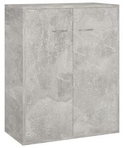 Servantă, gri beton, 60x30x75 cm, PAL