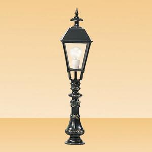 K.S. Verlichting Bornă luminoasă Brighton, negru, înălțime 95 cm, metal, IP44, Negru, Metal, Antichitate