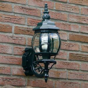 K.S. Verlichting Lampă de perete în aer liber Andrew sticlă cristal picioare verde, reglabil, Verde, Metal, Casă de țară / Rustic