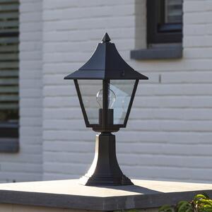 K.S. Verlichting Lampă de bază Livorno, IP44, negru/negru, reglabil, Negru, Metal, Casă de țară / Rustic