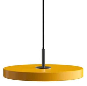 Asteria Lustră Pendul Mini Saffron Yellow/Black Top