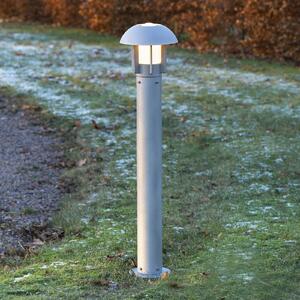 Konstsmide Heimdal lampă de trotuar din aluminiu gri argintiu, Gri, Sticlă, Modern