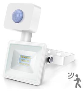 Proiector LED cu senzor LED/10W/230V 4000K IP65 alb Aigostar