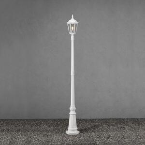 Konstsmide Lampadar Firenze, 1 fluxuri, alb, Alb, Sticlă, Casă de țară / Rustic