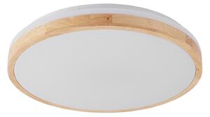 Plafoniere Lindby, Emiva, reglabil, Lemn, Camera de zi, Lemn, Modern