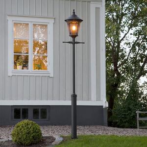 Konstsmide Lampadar Virgo, reglabil, Transparent, Sticlă