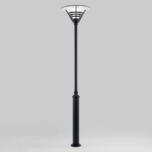 Konstsmide Lampadar Gemini 517 negru, reglabil, Negru, Sticlă