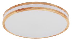Plafoniere Lindby, Emiva, reglabil, Lemn, Camera de zi, Lemn, Modern
