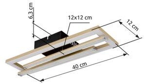 Plafonieră LED Globo 672843G HIGHWAY LED/24W/230V