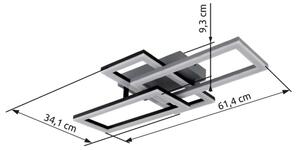 Plafonieră LED Globo 67328-24O SAPENA LED/24W/230V