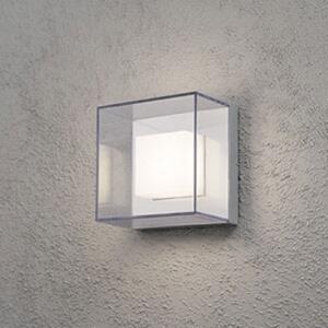 Konstsmide Aplică LED de exterior pătrată Sanremo, Transparent, Metal, Modern