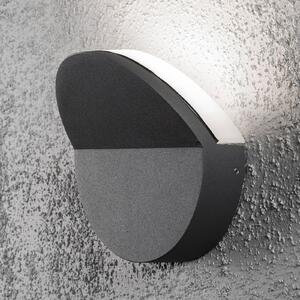 Konstsmide Matera - aplică LED de exterior, iluminare în sus, Negru, Metal, Modern, Priză de perete top
