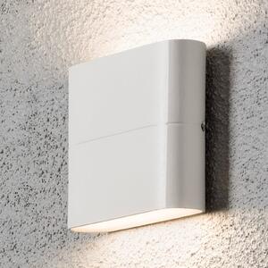 Konstsmide Aplică LED de exterior Chieri 11 cm alb, Alb, Metal, Modern