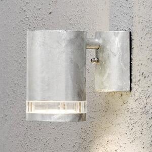 Konstsmide Aplică de exterior Modena cu fantă, 1 fl, gri, reglabil, Gri, Metal, Modern