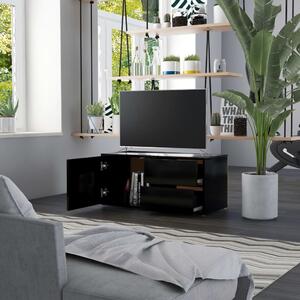 Comodă TV, negru, 80 x 34 x 36 cm, PAL