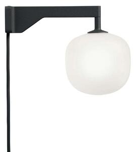 Lampă de perete Muuto, Negru, Camera de zi, Sticlă