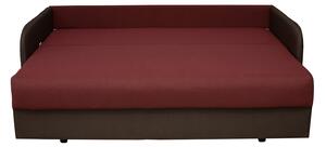 Canapea MARINA extensibila, 3 locuri, cu arcuri si lada depozitare, grena, 200x105x75 cm