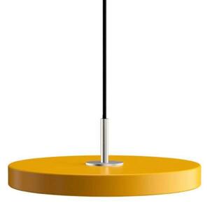 Asteria Lustră Pendul Mini Saffron Yellow/Steel Top