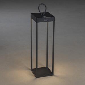 Konstsmide Lampă LED de terasă Ravello, înălțime 50cm, reglabil, Negru, Metal, Modern