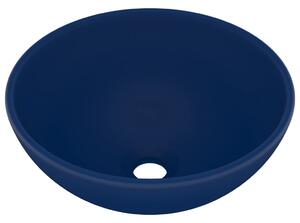 Chiuvetă baie lux albastru închis mat 32,5x14cm ceramică rotund