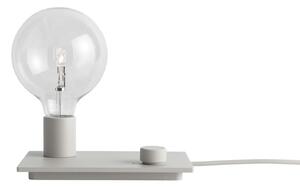 Lampă de masă Muuto, Gri, Camera de zi, Aluminiu, Design