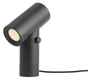 Lampă de masă Muuto, reglabil, Negru, Camera de zi, Aluminiu