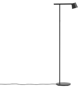 Lampadar Muuto, reglabil, Negru, Camera de zi, Aluminiu