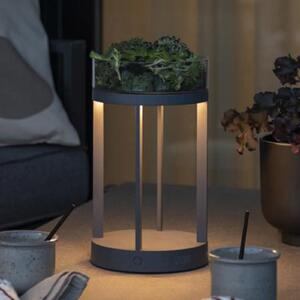 Konstsmide Lampă decorativă LED Chieti USB, gri, reglabil, Gri, Metal, Modern
