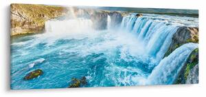 Tablou - Cascada Godafoss (120x50 cm)