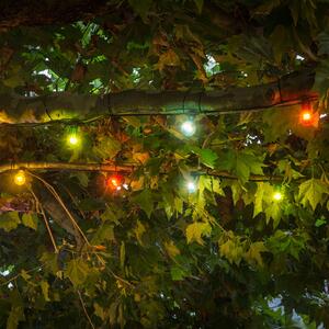 Konstsmide Christmas LED lanț de lumină cu LED-uri extensie grădină bere, colorată, reglabil, Multicolor, Plastic