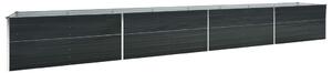 Strat înălțat de grădină antracit 600x80x77cm oțel galvanizat