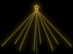 Cascadă lumini pom Crăciun 2,5 m interior/exterior 400 leduri