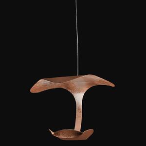 Knikerboker Le Gigine lampă susp. LED 1 bec cupru, Cupru, Camera de zi / sufragerie, Metal, Design