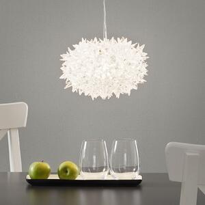 Kartell Bloom S2 lampă suspendată LED, transparent, Transparent, Camera de zi / sufragerie, Plastic, Design