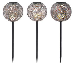 Lămpi de exterior Lindby, Vilani, Gri, Terasă, Metal, Marocan / Oriental
