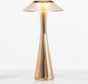 Kartell Space - lampă LED de masă designer, auriu, Auriu / Alamă, Camera de zi / sufragerie, Plastic, Design