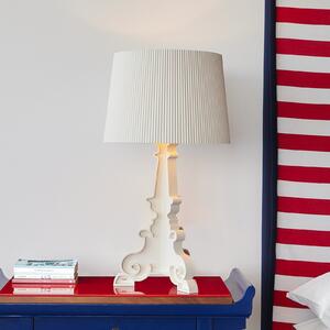 Kartell Bourgie Mat lampă de masă LED E14 alb, reglabil, Alb, Camera de zi / sufragerie, Plastic, Design