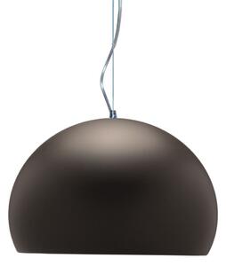 Kartell Small FL/Y lampă suspendată LED maro mat, Maro / Rugină, Camera de zi / sufragerie, Plastic, Design