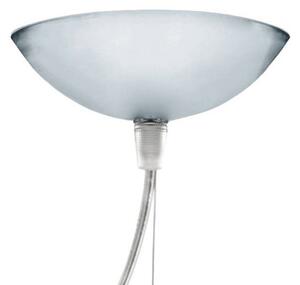 Kartell Small FL/Y lampă suspendată LED alb lucios, Alb, Camera de zi / sufragerie, Plastic, Design