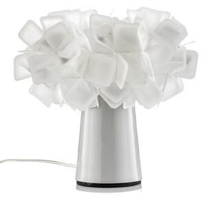 Lampă de masă Slamp, CLIZIA, Alb, Camera de zi, Plastic, Design