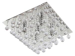 Plafoniere Lindby, Annica, reglabil, Transparent, Camera de zi, Metal, Modern