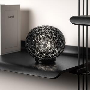 Kartell Mini Planet lampă masă acumulator, gri fum, reglabil, Gri, Camera de zi / sufragerie, Plastic, Design