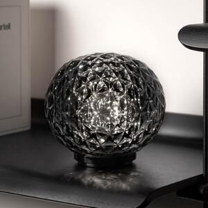 Kartell Mini Planet lampă de masă LED, gri fumuriu, Gri, Camera de zi / sufragerie, Plastic, Design