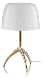 Lampă de masă Foscarini, Lumiere, reglabil, Alb, Camera de zi, Sticlă, Design