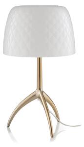 Lampă de masă Foscarini, Lumiere, reglabil, Alb, Camera de zi, Sticlă, Design